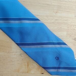 Dior Elegant Blue and Tan Men's Tie